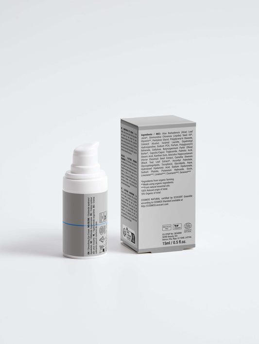 Crème contour yeux apaisante peaux sensibles texture douce – Byenbel