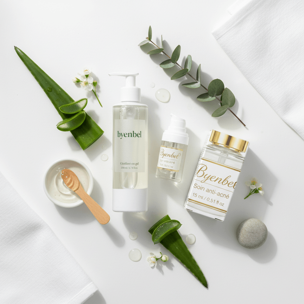 Bundle Peau Nette Express — Gel Clarifiant Anti-Acné + Soin Expert Anti-Acné Byenbel
