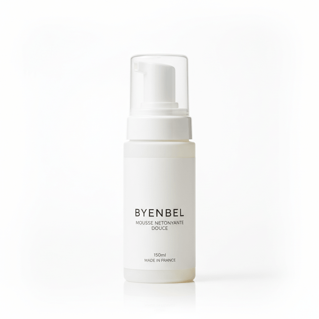 Mousse nettoyante visage naturelle douce purifiante – Byenbel
