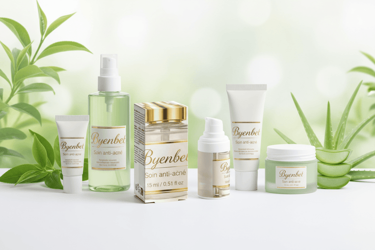 Soins anti-acné naturels Byenbel peau nette purifiée