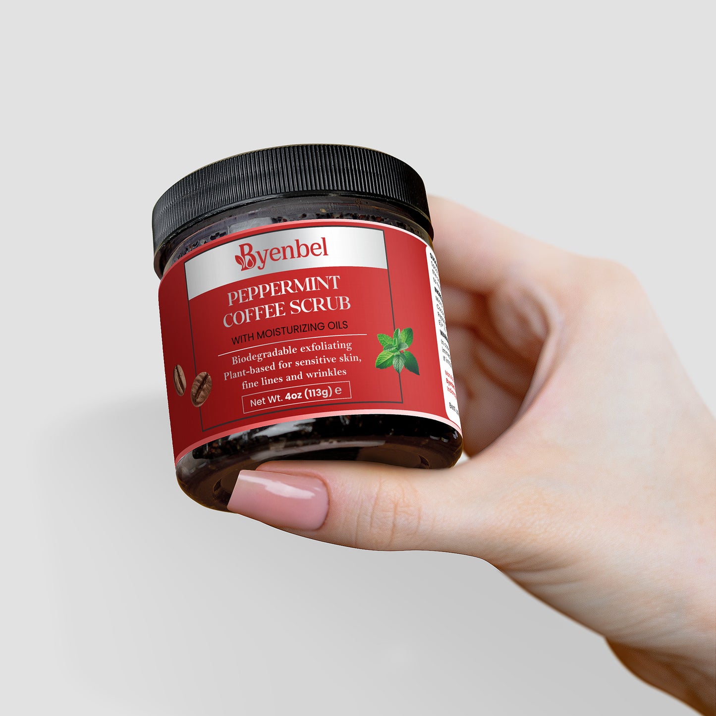 Gommage au Café et Menthe Poivrée - Exfoliant Naturel | Byenbel