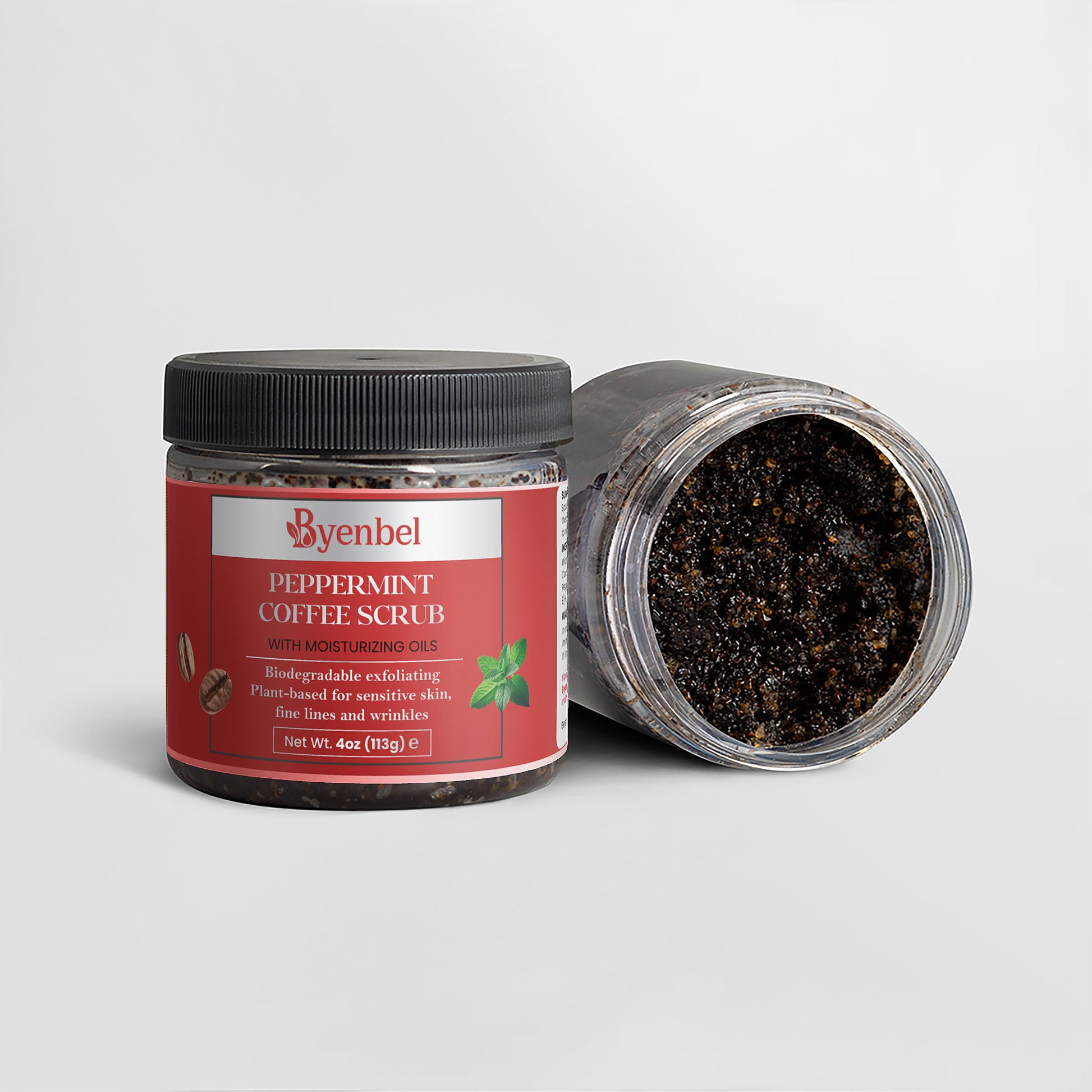 Gommage au Café et Menthe Poivrée - Exfoliant Naturel | Byenbel