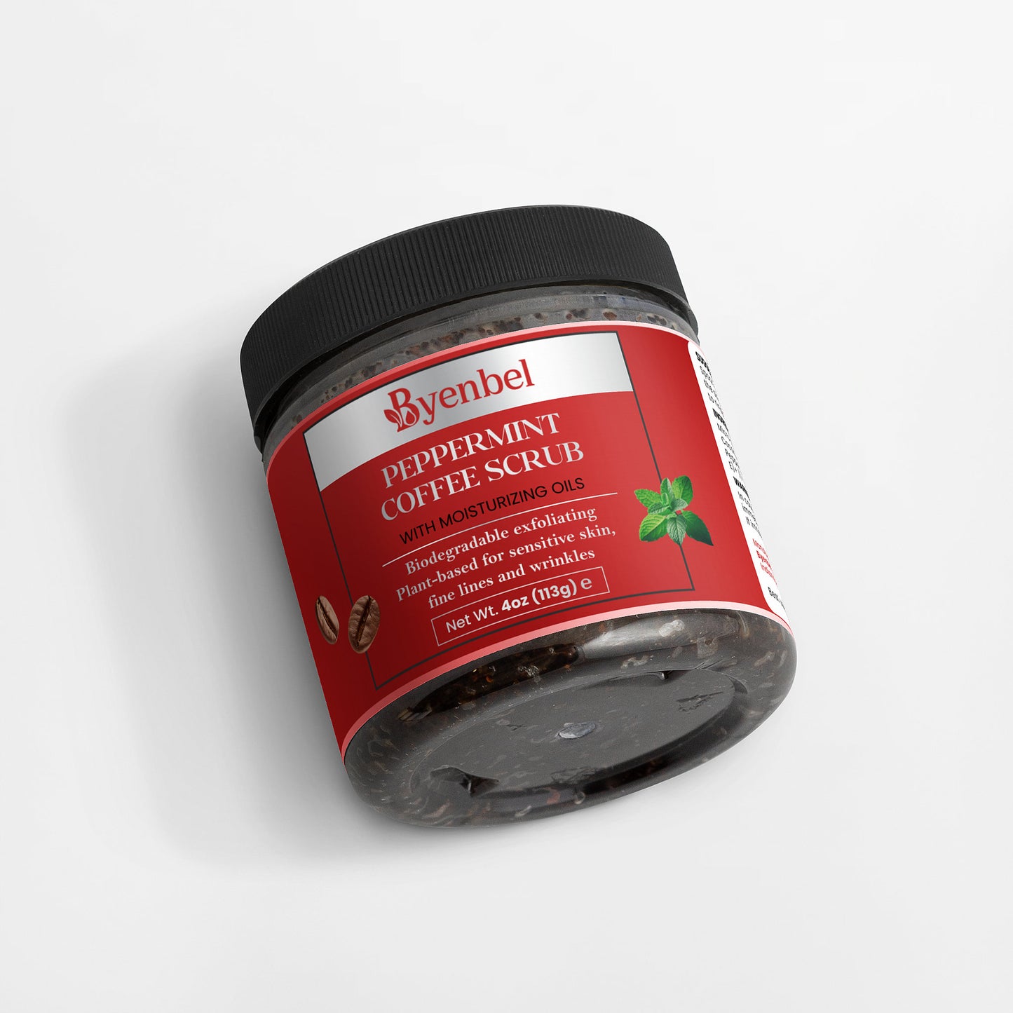 Gommage au Café et Menthe Poivrée - Exfoliant Naturel | Byenbel