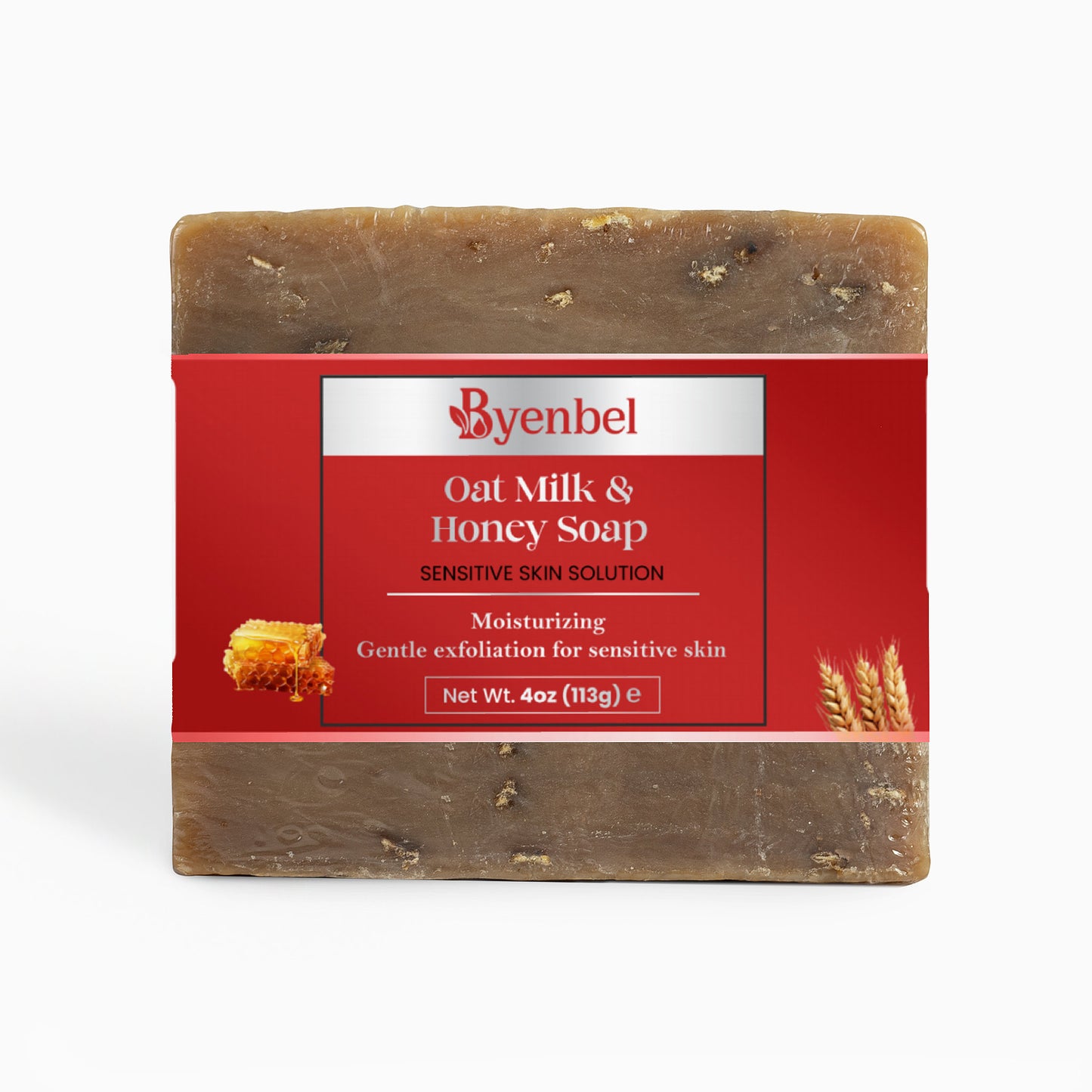 Savon artisanal lait d'avoine et miel naturel apaisant – Byenbel