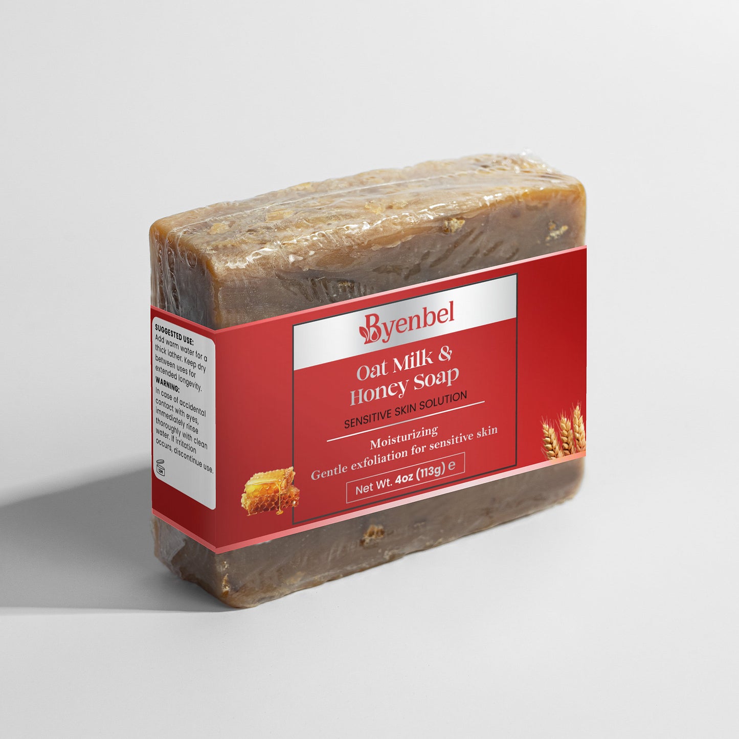 Savon nourrissant avoine miel peau sèche sensible – Byenbel