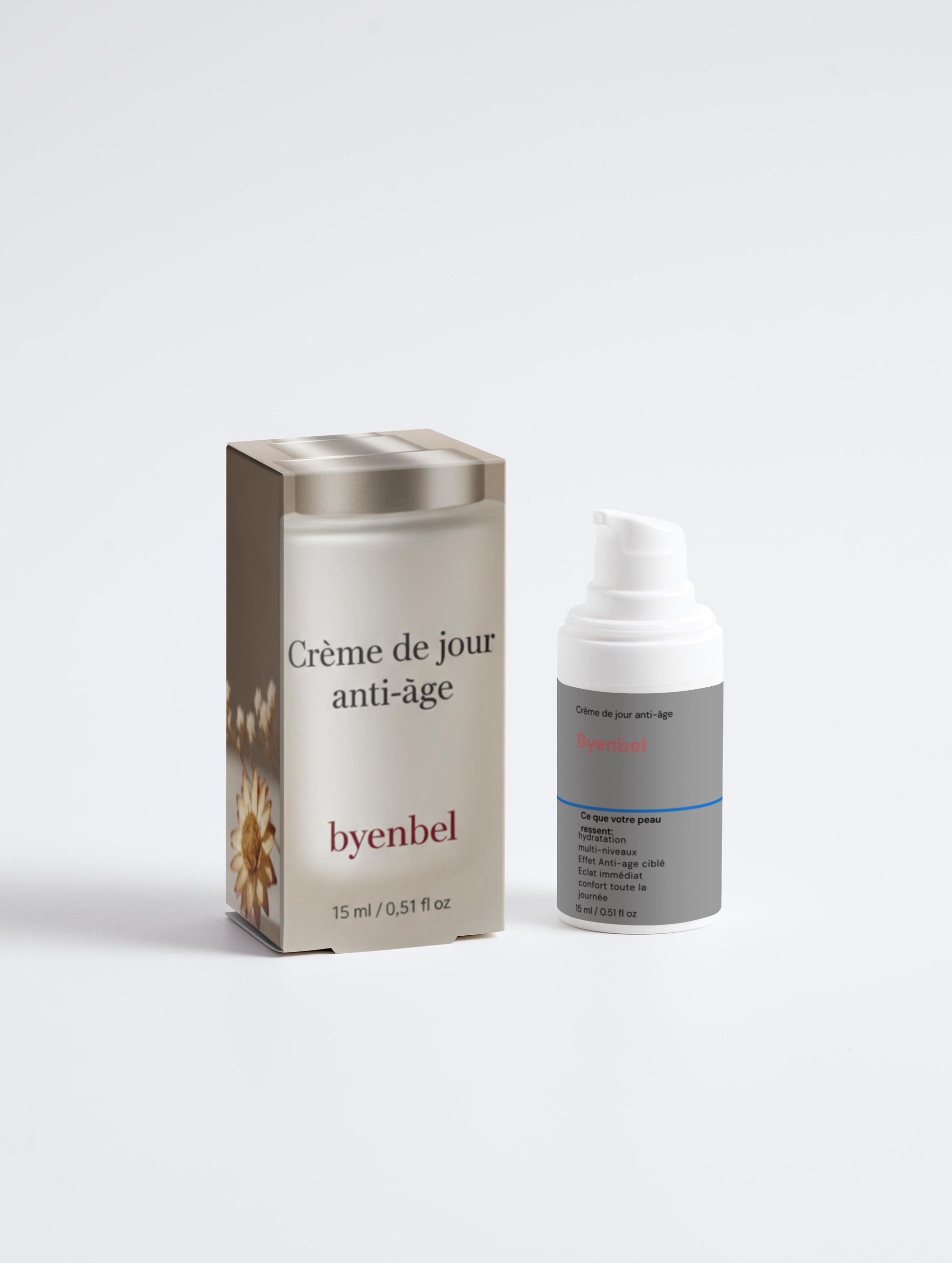 Crème de jour anti-âge naturelle acide hyaluronique aloès – Byenbel