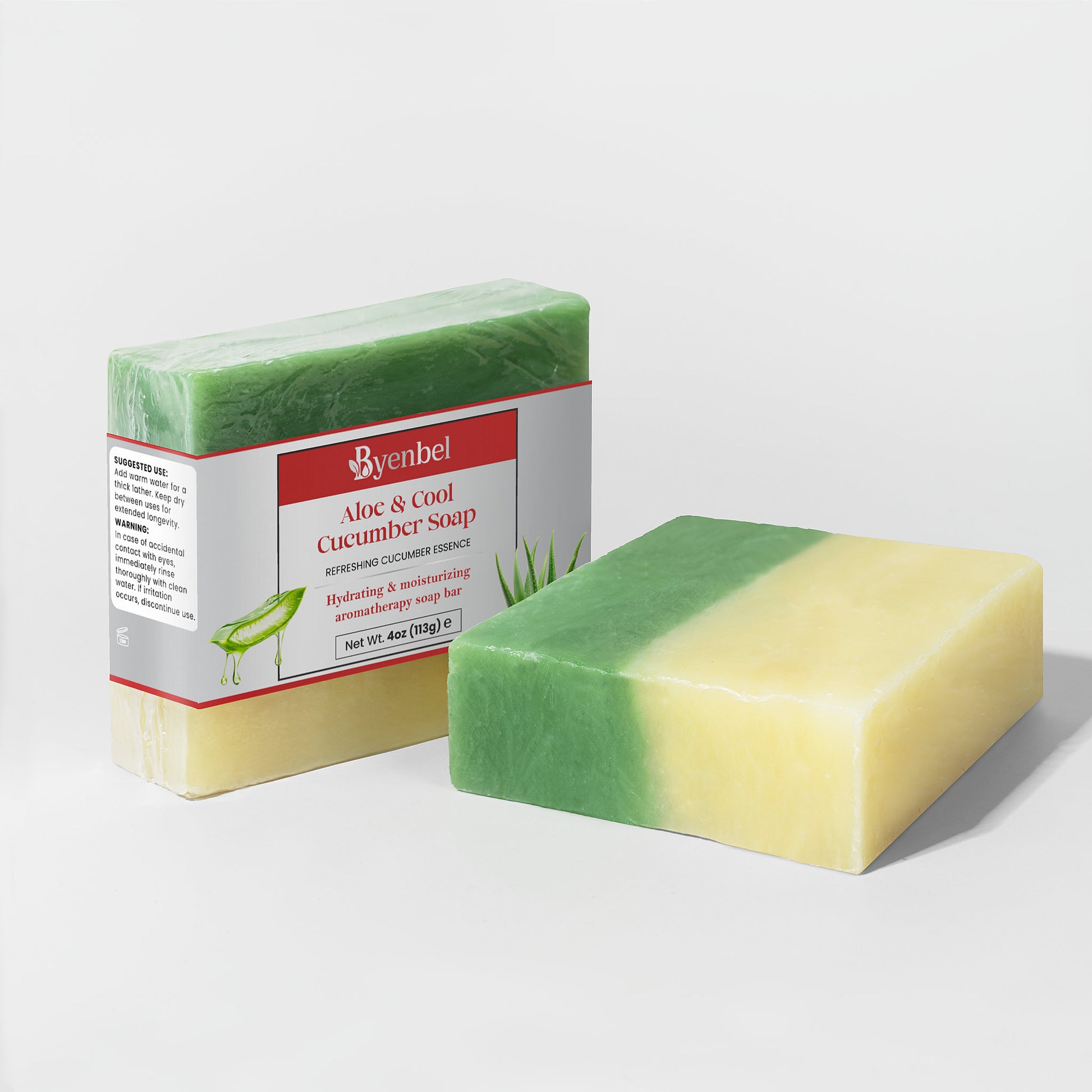 Aloe & Cool Cucumber Soap | Natural Care by Byenbel