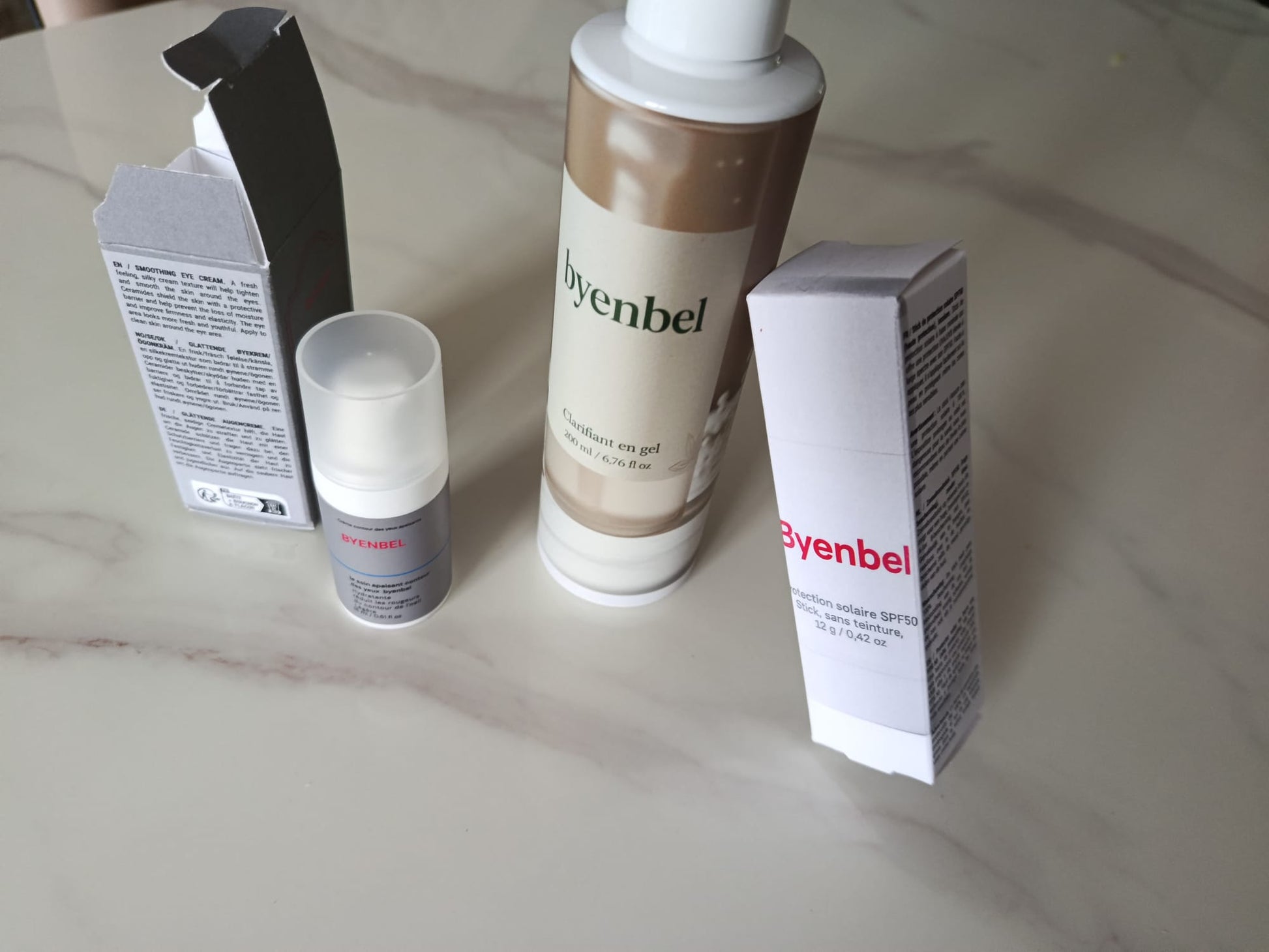 Bundle découverte Byenbel démaquillant gel clarifiant contour yeux – Byenbel