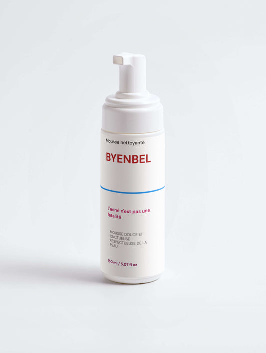 Mousse nettoyante visage naturelle douce purifiante – Byenbel
