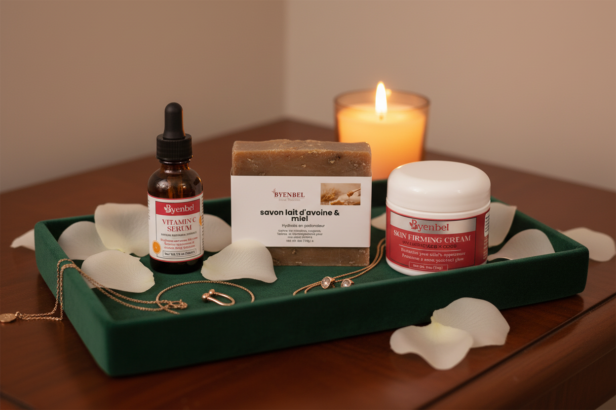 Coffret Éclat Fermeté – Velours & roses