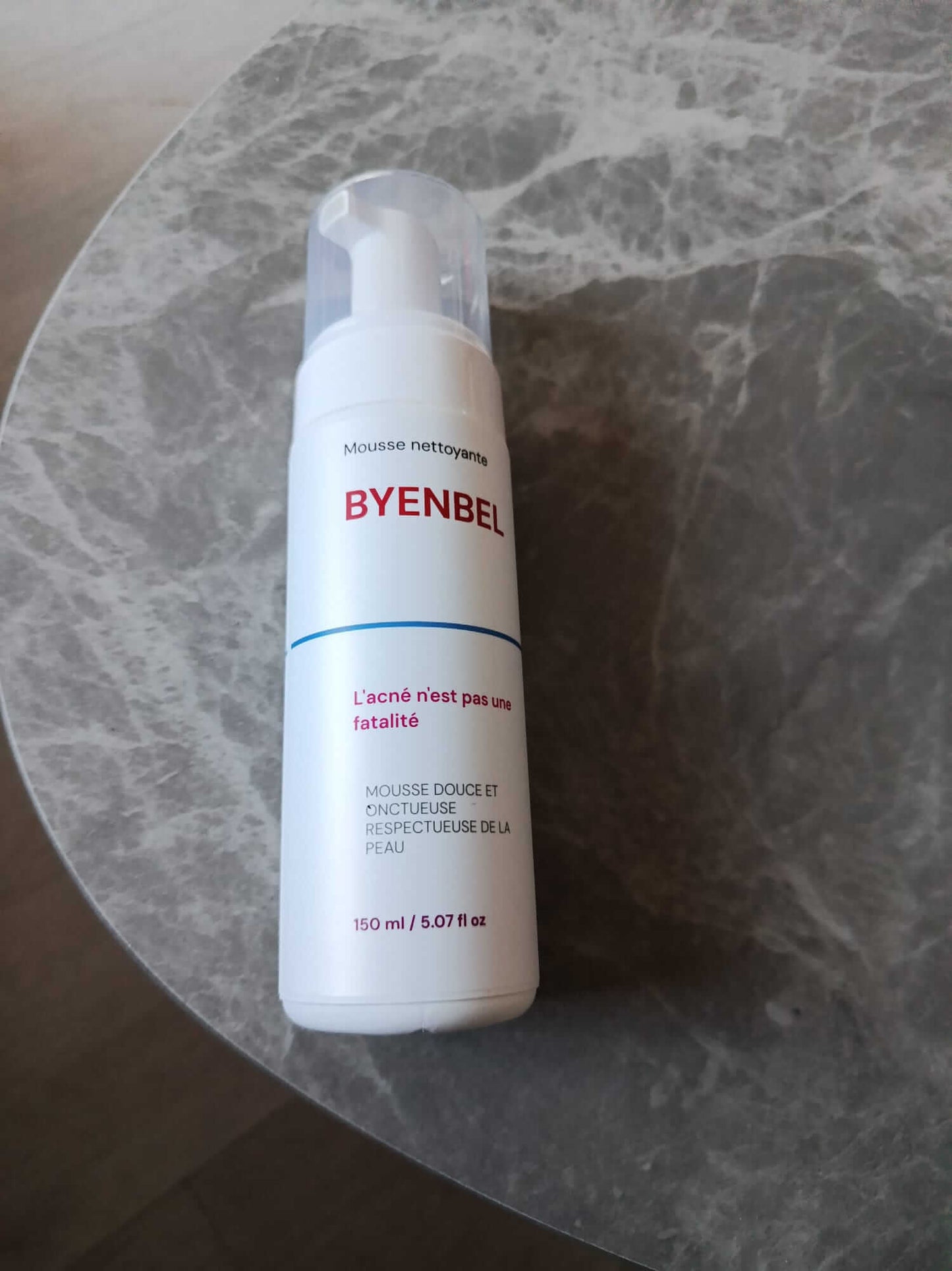 Mousse nettoyante visage naturelle douce purifiante  – Byenbel