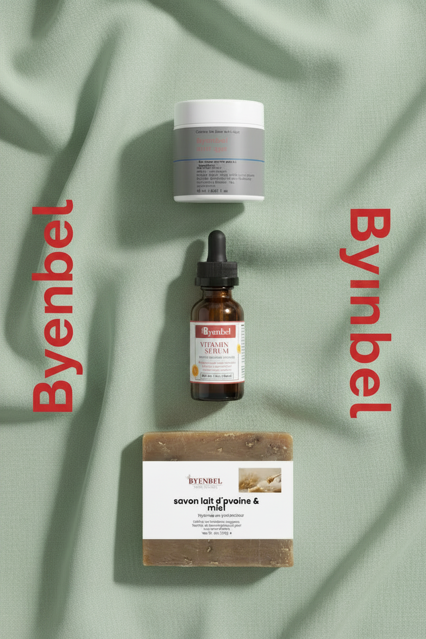 Pack Essentiel Éclat Naturel – Verticale Byenbel logo rouge