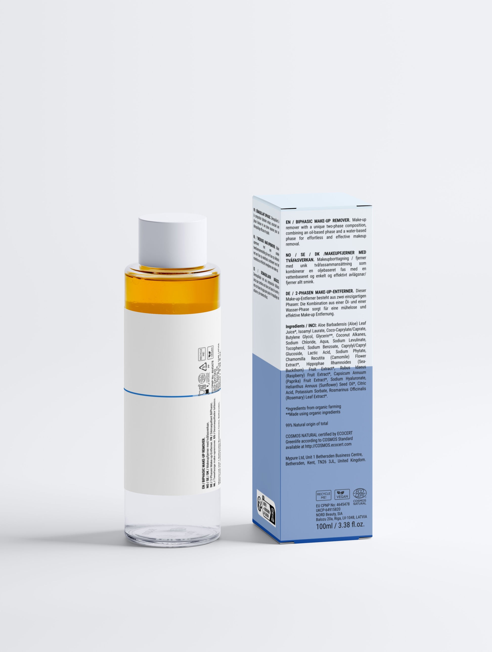 Flacon démaquillant biphasique formule douce sans alcool – Byenbel